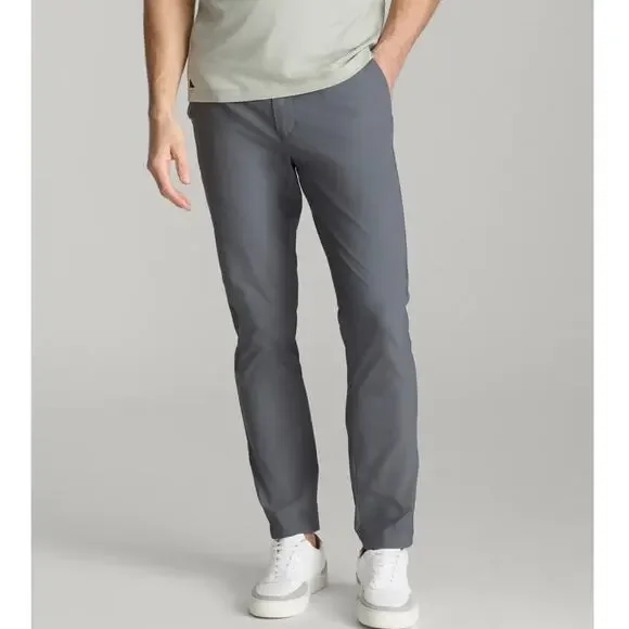 UNTUCKit Traveler Tech Pants 38x32 Gray Slim Fit Gorpcore Athleisure